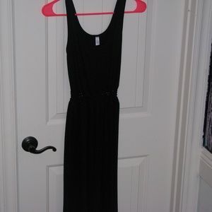 Black maxi dress